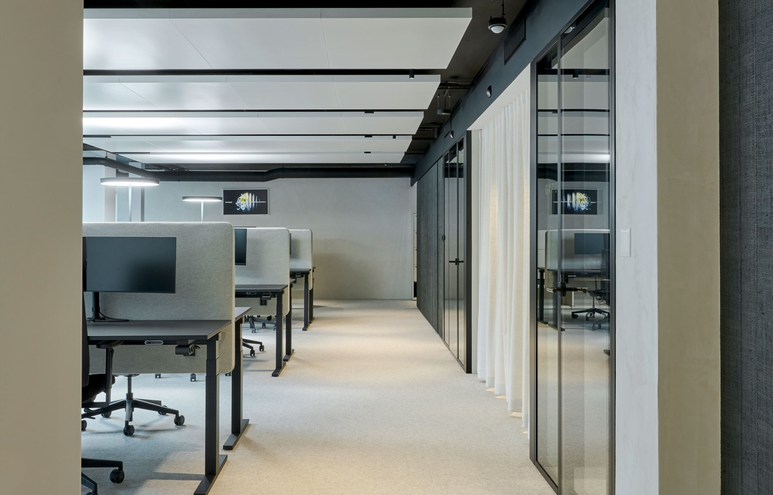 Mieterausbau Büro. Interior Design. Corporate Architecture. New work. Workspaces. Sound Capital - MACH Architektur.