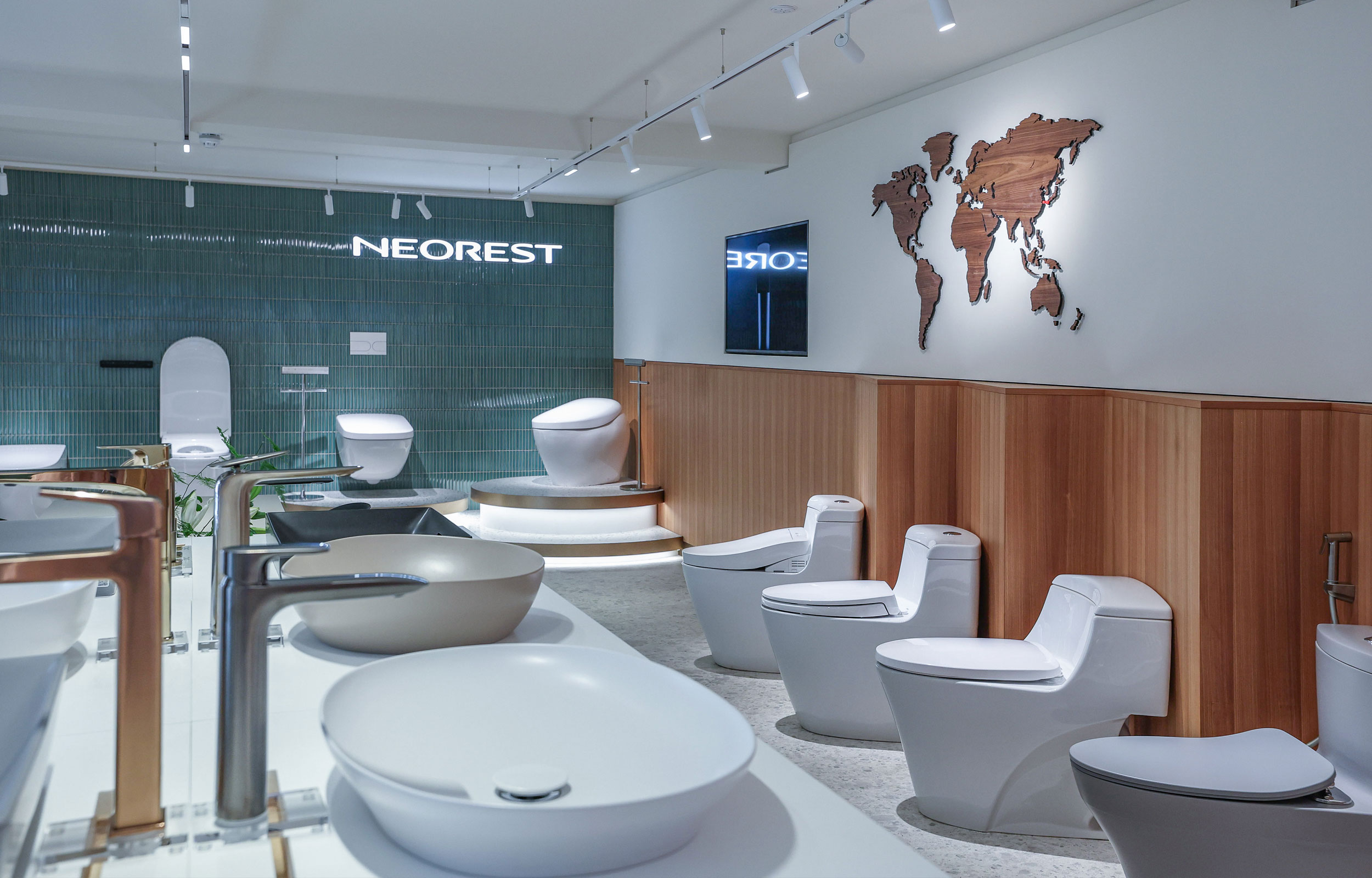 Retail. Showroom. Technology and Craft. Experience. TOTO Europe - MACH Architektur.